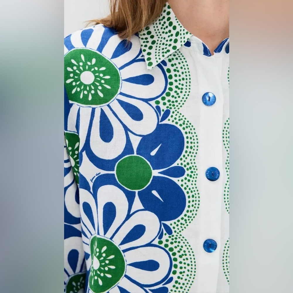 FARM RIO Exclusive Top Maia Blue - Picture 7 of 12